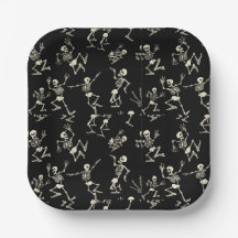 Plaque papier pour os de danse joyeuse