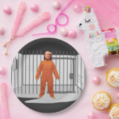 Assiettes En Carton Plaque papier pour prisonnier Trump (Fête)