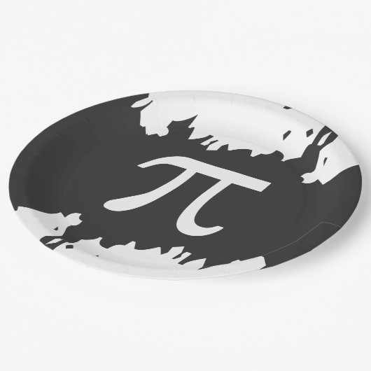 Assiettes En Carton Plaque papier pour symbole Pi Abstrait (Angle)