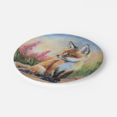 Assiettes En Carton Plaque papier Red Fox Kit & Mouse (Angle)