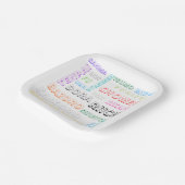 Assiettes En Carton Plaque papier Riichi mahjong - une police, plusieu (Angulaire)