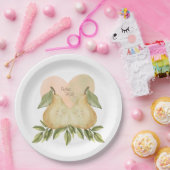 Assiettes En Carton Plaque papier rond à poire parfaite (Fête)