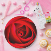 Assiettes En Carton Plaque papier rose rouge (Fête)