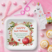 Assiettes En Carton Plaque papier Rosh Hashanah (Fête)