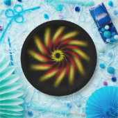 Assiettes En Carton Plaque papier - Roulette (Fête)