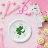 Assiettes En Carton Plaque papier - Shamrock (Fête)