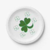 Assiettes En Carton Plaque papier - Shamrock (Devant)