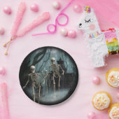 Assiettes En Carton Plaque papier Skeletons Hauné (Fête)