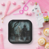 Assiettes En Carton Plaque papier Skeletons Hauné (Fête)