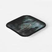 Assiettes En Carton Plaque papier Skeletons Hauné (Angulaire)