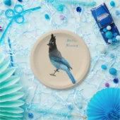 Assiettes En Carton Plaque papier Stellar Blue Jay (Fête)