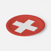 Assiettes En Carton Plaque papier suisse (Angle)