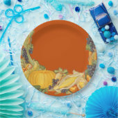 Assiettes En Carton Plaque papier Thanksgiving Foods (Fête)