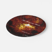 Assiettes En Carton Plaque papier "The Burning Bush" (Angle)