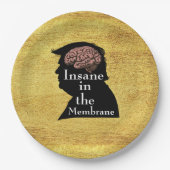 Assiettes En Carton Plaque papier Trump/fou (Devant)