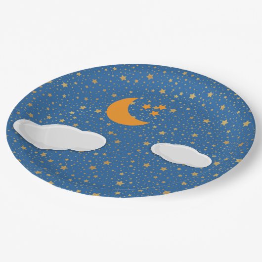 Assiettes En Carton Plaque papier Twinkle Little Stars (Angle)