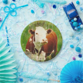 Assiettes En Carton Plaque Papier Vache Cudely (Fête)