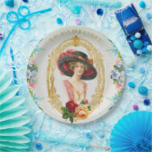 Assiettes En Carton Plaque papier vintage (Fête)