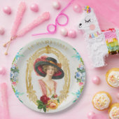 Assiettes En Carton Plaque papier vintage (Fête)