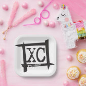 Assiettes En Carton Plaque papier XC Cross Country Runner (Fête)