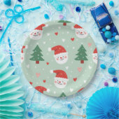 Assiettes En Carton Plaque père Noël, Fête (Fête)