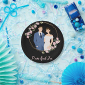 Assiettes En Carton Plaque personnalisable pour la réception de mariag (Fête)