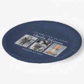 Assiettes En Carton Plaque photo 60e anniversaire (Angle)