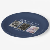 Assiettes En Carton Plaque photo 85e anniversaire (Angle)