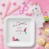 Assiettes En Carton plaque plastique de fête d'anniversaire (Fête)