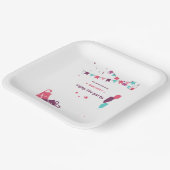 Assiettes En Carton plaque plastique de fête d'anniversaire (Angulaire)