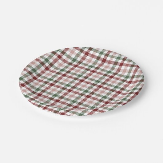 Assiettes En Carton Plaqué pour Noël Mots Fête Plaque en papier (Angle)