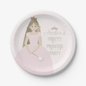 Assiettes En Carton Plaque Princess Party (Devant)