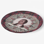 Assiettes En Carton Plaque Robbie Burns Highland (Angle)