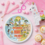Assiettes En Carton Plaque SoCal (Fête)