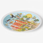 Assiettes En Carton Plaque SoCal (Angle)