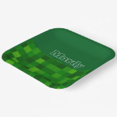 Assiettes En Carton Plaque verte en haut (Angulaire)