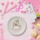 Assiettes En Carton Plaques à papier blanches de fête d'anniversaire (Fête)