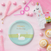 Assiettes En Carton Plaques à papier blanches élégantes de fête (Fête)