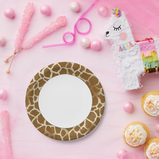 Assiettes En Carton Plaques à papier centrales blanches d'impression (Fête)