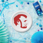 Assiettes En Carton Plaques à papier d'Abe Lincoln (Fête)