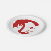 Assiettes En Carton Plaques à papier d'Abe Lincoln (Angle)