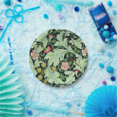 Assiettes En Carton Plaques à papier d'acanthe verte (Fête)