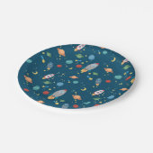 Assiettes En Carton Plaques à papier d'amusement d'espace (Angle)