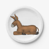 Assiettes En Carton Plaques à papier d'âne (Devant)