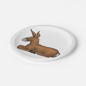 Assiettes En Carton Plaques à papier d'âne (Angle)