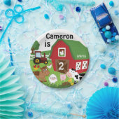 Assiettes En Carton Plaques à papier d'anniversaire d'animal de ferme (Fête)