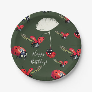 Assiettes En Carton Plaques à papier d'anniversaire fait sur commande
