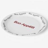 Assiettes En Carton Plaques à papier d'Appetit de fève (Angle)