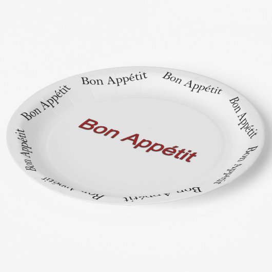 Assiettes En Carton Plaques à papier d'Appetit de fève (Angle)