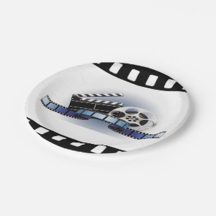 Assiettes En Carton Plaques à papier de bande de film